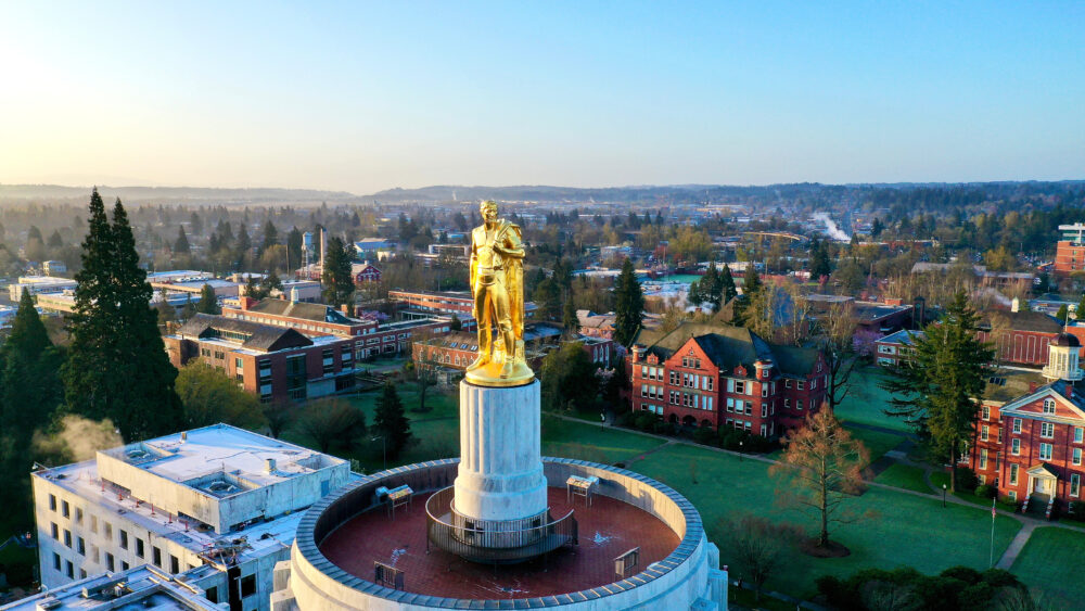 State capitol building Salem Oregon.